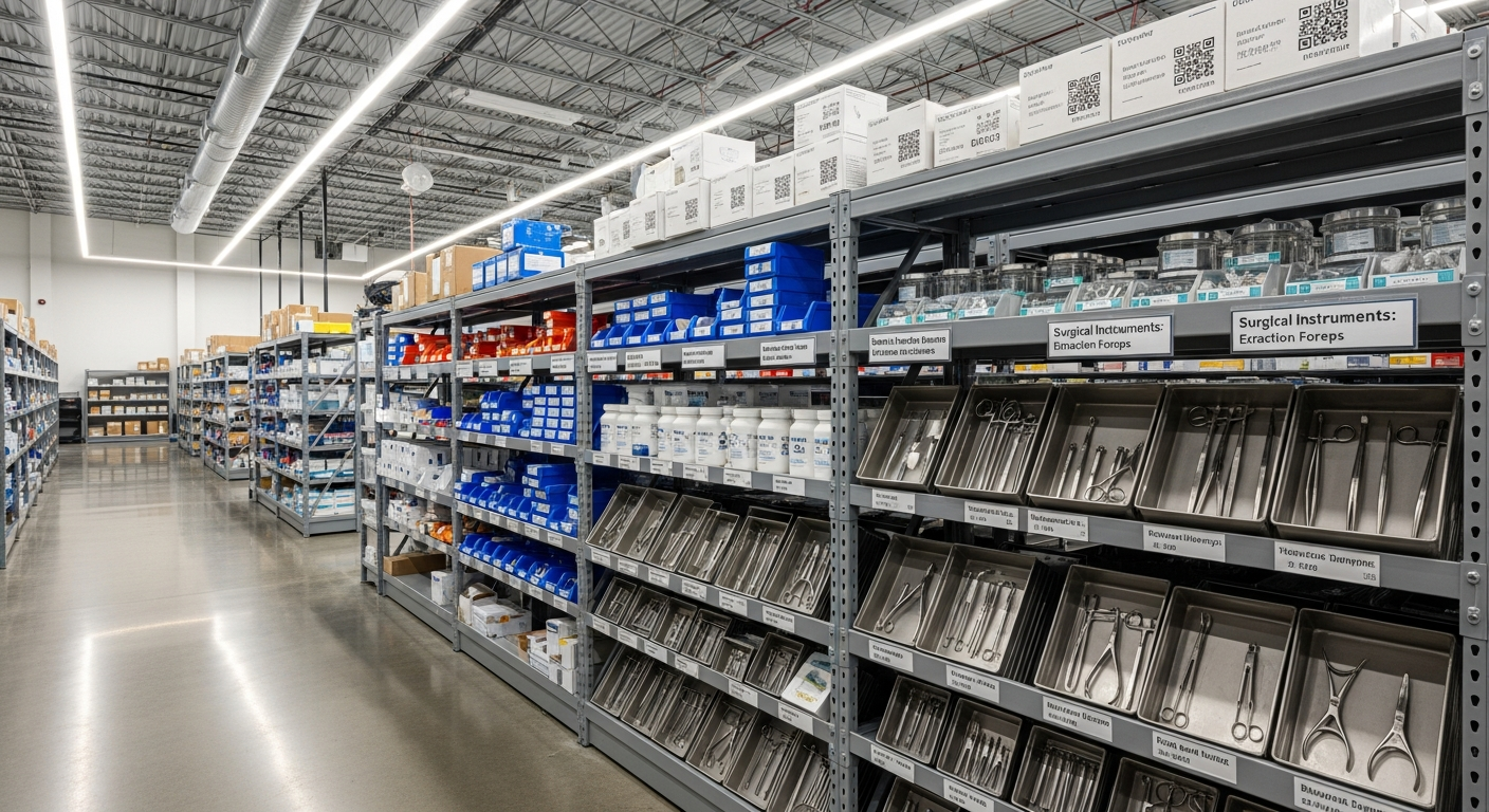 Almacen distribucion material implantologico TSI Valencia