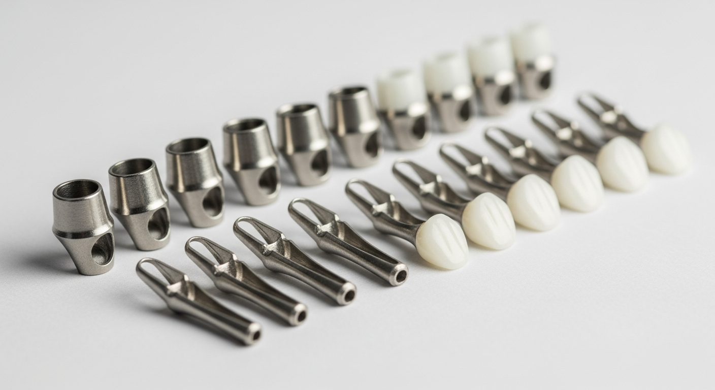 Aditamentos protesicos titanio zirconia