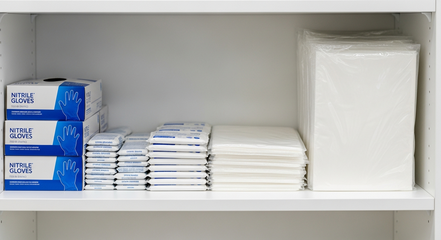 Stock consumibles desechables clinica dental